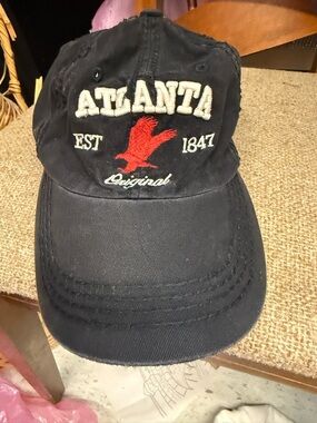 Robin Ruth Black Hat with White Embroidered Logo